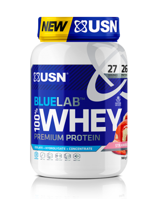 Детальное фото USN BlueLab 100% Whey Premium Protein (908 гр) Клубника