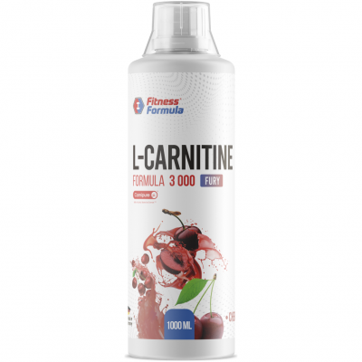 Детальное фото Fitness Formula L-Carnitine Formula 3000 Fury (1000 мл) Дикая Вишня