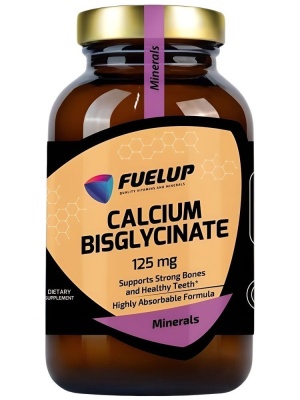 Детальное фото FuelUp Calcium Bisglycinate 125 mg (120 вег. капс)