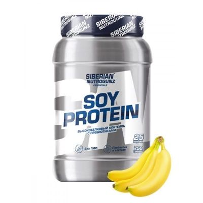 Детальное фото Siberian Nutrogunz Soy Protein (750 гр) Банан