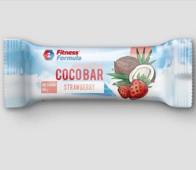 Детальное фото Fitness Formula Paradise Coco Bar (40 гр) Клубника со сливками