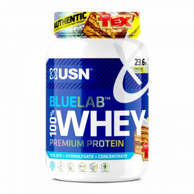 Детальное фото USN BlueLab 100% Whey Premium Protein (908 гр) Малина