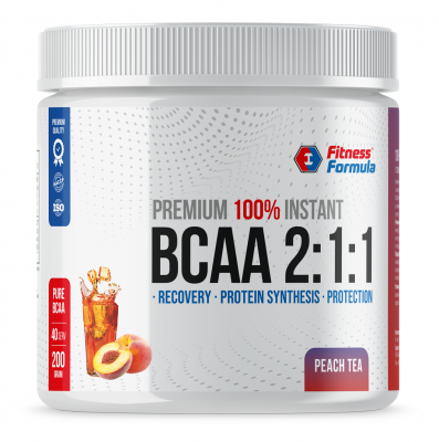 Детальное фото Fitness Formula BCAA 2:1:1 (200 гр) Персиковый чай