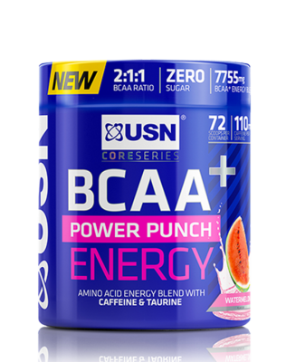 Детальное фото USN BCAA+ Power Punch Energy (400 гр) Арбуз