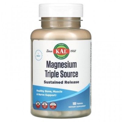 Детальное фото Kal Magnesium Triple Source SR (100 табл)