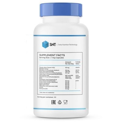 Детальное фото SNT CO-Enzyme B-Complex (60 капс)