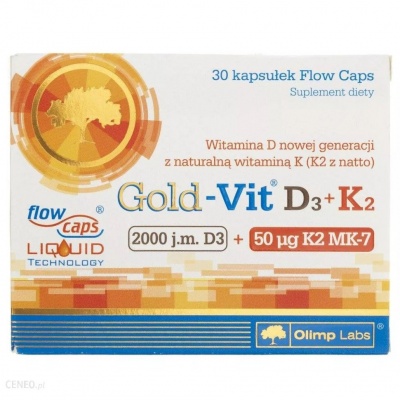Детальное фото Olimp Gold-Vit® D3+K2 (30 капс)