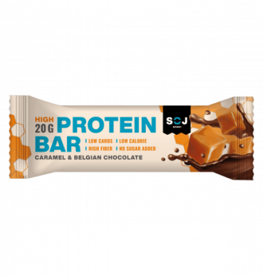 Детальное фото SOJ Protein Bar (50 гр) Карамель в молочном шоколаде