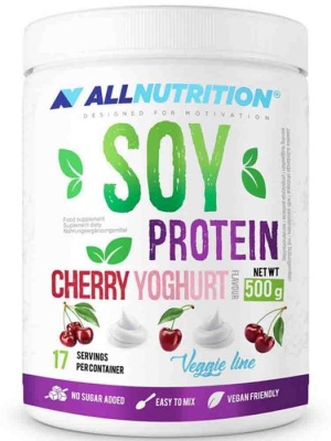 Детальное фото AllNutrition Soy Protein (500 гр) Вишневый йогурт
