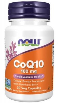 Детальное фото NOW CoQ10 100 mg (30 вег. капс)