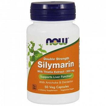 Анонс фото now silymarin milk thistle extract 300 mg (50 капс)