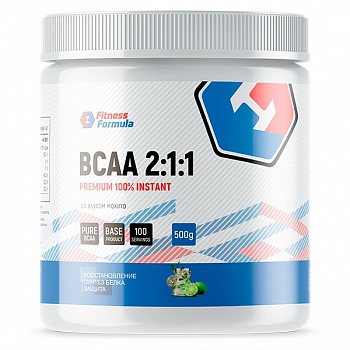 Анонс фото fitness formula bcaa 2:1:1 (500 гр) мохито