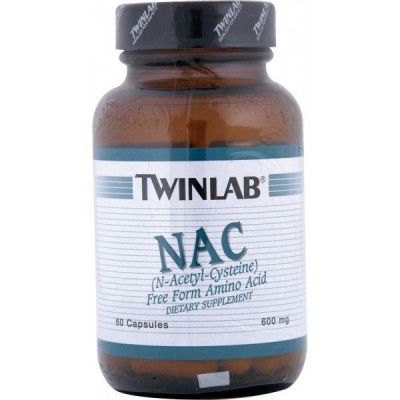 Детальное фото Twinlab NAC (N-Acetyl-Cysteine) (60 капс)