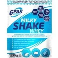 Анонс фото 6pak milky shake whey (30 гр) печенье