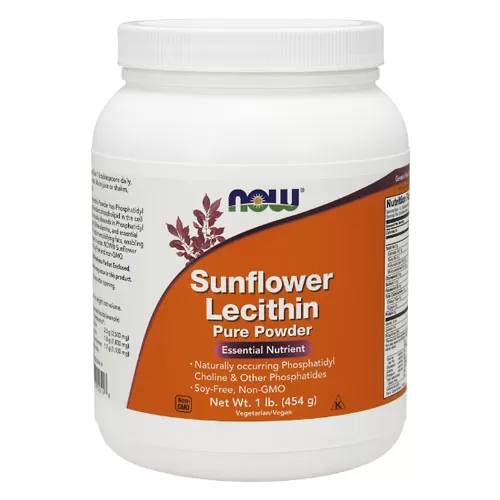 Анонс фото now sunflower lecithin pure powder (454 гр)