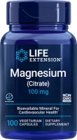 Анонс фото life extension magnesium (citrate) 100 mg (100 вег. капс)