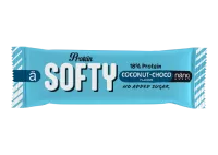 Анонс фото ä softy 18% protein bar (33,3 гр) кокос - шоколад