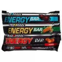Анонс фото ironman energy bar (50 гр) кокос/тёмная глазурь