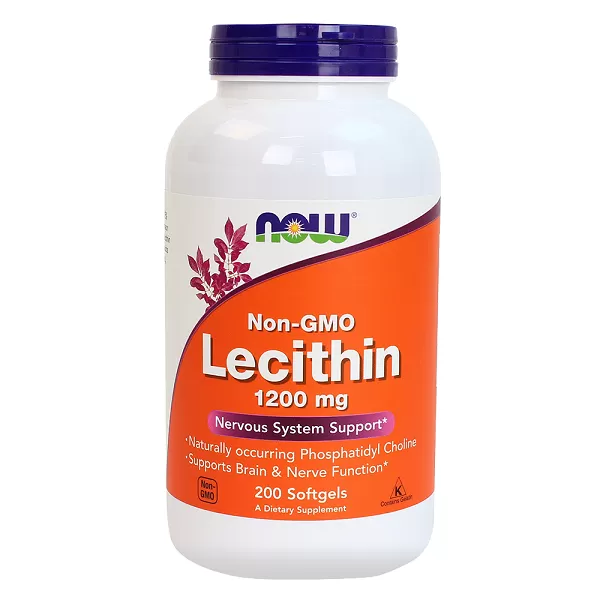 Анонс фото now lecithin 1200 mg (200 гел капс)