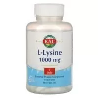 Анонс фото kal l-lysine 1000 mg (100 табл)