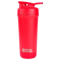 Анонс фото fitness formula шейкер металлический (780 мл) красный