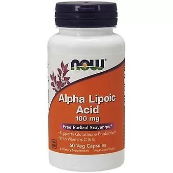 Анонс фото now alpha lipoic acid 100 mg (60 капс)