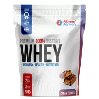 Анонс фото fitness formula 100% whey protein premium (2000 гр) печенье & крем