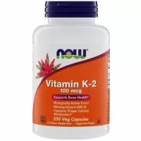 Анонс фото now vitamin k-2 100 mcg (250 вег. капс)