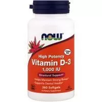 Анонс фото now vitamin d-3 1000 iu (360 гел. капс)