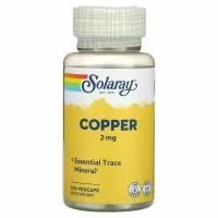 Анонс фото solaray copper 200 mg (100 вег. капс)