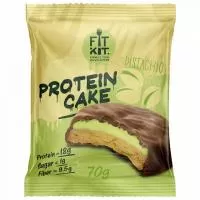 Анонс фото fit kit protein cake (70 гр) фисташковый крем