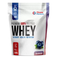Анонс фото fitness formula 100% whey protein premium (2000 гр) черника