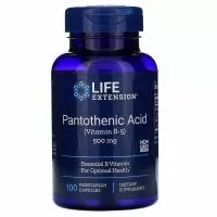 Анонс фото life extension pantothenic acid (vitamin b-5) 500 mg (100 капс)
