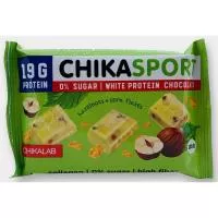Анонс фото chikalab chikasport шоколад белый с фундуком и кукурузными чипсами (100 гр)