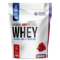 Анонс фото fitness formula 100% whey protein premium (2000 гр) малина