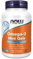 Анонс фото now omega-3 mini gels (180 гел. капс)
