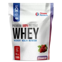 Анонс фото fitness formula 100% whey protein premium (2000 гр) клубника