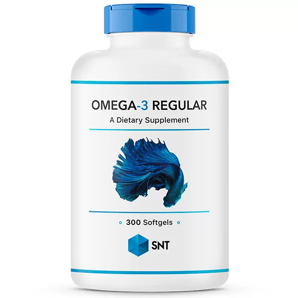 Анонс фото snt omega-3 regular (180/120 ее) 1000 mg (300 гел.капс)