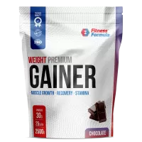 Анонс фото fitness formula weight gainer premium (2500 гр) шоколад