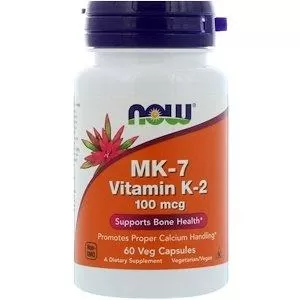 Детальное фото NOW Vitamin K-2 (MK-7) 100 mcg (60 капс)