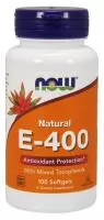 Анонс фото now e-400 iu with mixed tocopherols (100 гел. капс)