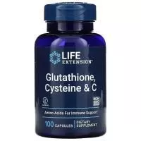 Анонс фото life extension glutathione, cysteine & c (100 капс)