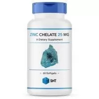 Анонс фото snt zinc chelate 25 mg (60 гел. капс)