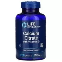 Анонс фото life extension calcium citrate with vitamin d (200 капс)