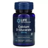 Анонс фото life extension calcium d-glucarate 200 mg, (60 вег. капс)