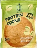Анонс фото fit kit protein cookie (40 гр) фисташковый мусс