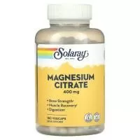 Анонс фото solaray magnesium citrate 400 mg (180 вег. капс)