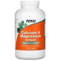 Анонс фото now calcium-magnesium + d (240 гел. капс)