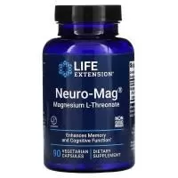 Анонс фото life extension neuro-mag® magnesium l-threonate (90 вег. капс)