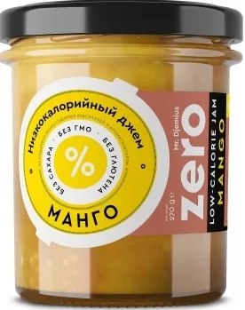 Анонс фото mr.djemiuszero низкокалорийный джем (270 гр) манго